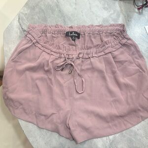 Lulu's Jest Mauve Drawstring Shorts